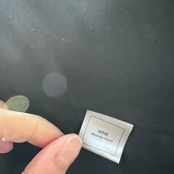 Neiman Marcus Dark Teddy Jacket with Fur Trim - Picture 5 of 6